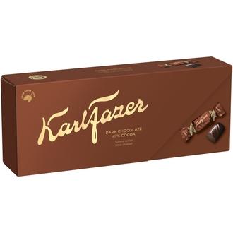 Karl Fazer Tumma suklaa  47%suklaakonvehteja 250g