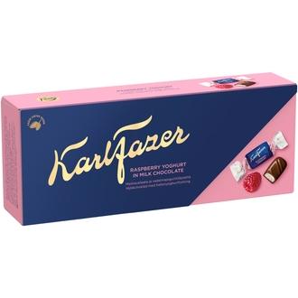 Karl Fazer vadelmajogurtti suklaakonvehteja 250g