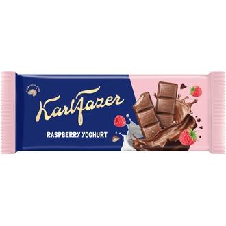 Karl Fazer vadelmajogurtti levy 100 g