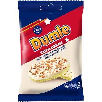 Fazer Dumle maissikakku valkosuklaalla ja suolaisella karamellilla 2kpl 33g