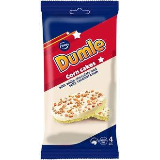 Fazer Dumle maissikakku valkosuklaalla ja suolaisella karamellilla 4kpl 66g