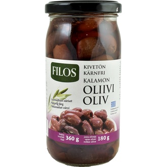 Filos Kalamon oliivi kivetön 360g/180g