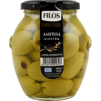 Filos deluxe 400/190g kivetön vihreä oliivi Amfissa super mammouth