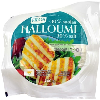 Filos 200g halloumi-juusto suolaa vähennetty