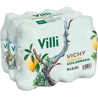 12 x Villi Vichy sitruuna-katajanmarja 0,33 l