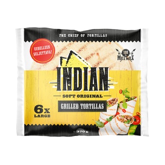 Indian Grilled Tortilla 370g Large 6kpl