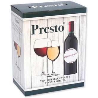 Presto Karpalo Viiniainespakkaus 22 Litralle Karpaloviiniä