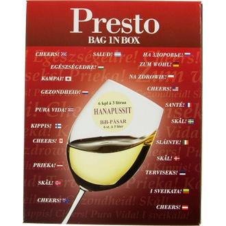 PRESTO BiB 6 Bag Set Hanapussipakkaus 6 x 3 litraa juomien säilytykseen