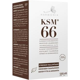 Harmonia Ksm66 Luomu Ashwagandha-Uutekapseli Ravintolisä 45G/120Kaps