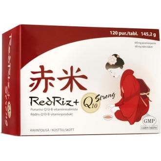Redriz + Q10 Strong Punariisi-Q10-B-Vitamiinivalmiste Ravintolisä 145,2G/120Tabl