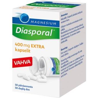 Diasporal Magnesium Kapseli 400Mg Extra Ravintolisä 41G/50Kaps