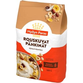 Myllyn Paras Rouskuvat Pähkinät täysjyvämysli 500g