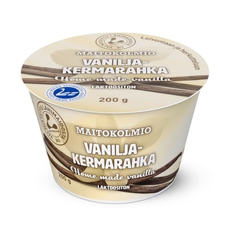 Maitokolmio kermarahka 200g vanilja laktoositon