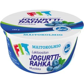 Maitokolmio FIT laktoositon mustikka jogurttirahka 150g
