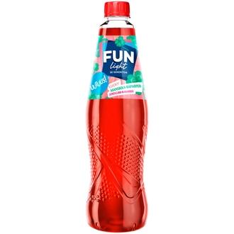 FUN Light mansikan ja raparperin makuinen juomatiiviste 0,5l