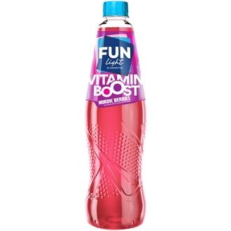 FUN Light Vitamin Boost nordic berries juomatiiviste 0,8l