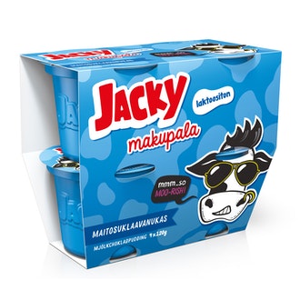 Jacky Makupala laktoositon maitosuklaavanukas 4x120g