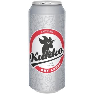 Laitilan Kukko Dry Lager 4,5% 0,5L olut