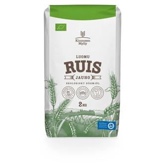 Kinnusen Mylly 2kg Luomuruisjauho
