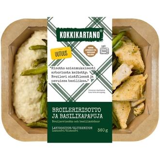 Kokkikartano Broileririsotto ja basilikapapuja 360g