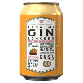 Olvi Iisalmi Lakka-Pihlaja GIN lonkero 5,0% 0,33l