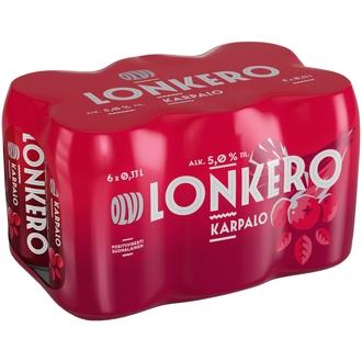 6xOLVI Karpalolonkero 5,0 % 0,33 l tlk