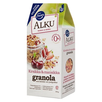 Fazer Alku Kirsikka Mansikka granola 375g