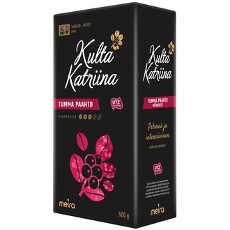 Kulta Katriina kahvi tumma paahto 500g suodatinjauhatus UTZ