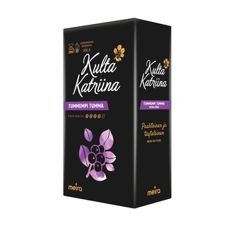 Kulta Katriina tummempi tumma kahvi 450g suodatinjauhatus