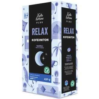 Kulta Katriina Plus Relax kofeiiniton suodatinkahvi RAC 450g