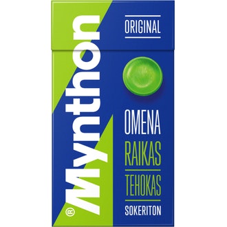Mynthon Original Omena +C sokeriton kurkkupastilli 31g
