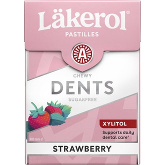 Läkerol Dents Strawberry ksylitolipastilli 85g