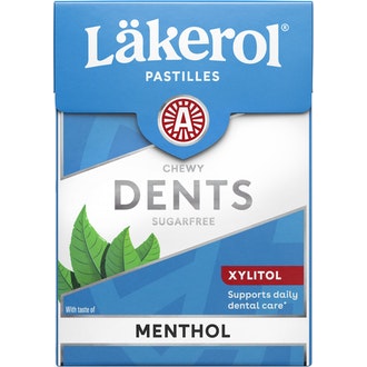 Läkerol Dents Menthol ksylitolipastilli 85g