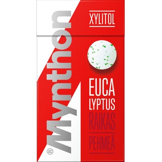 Mynthon Xylitol Eucalyptus +B-vitamiini & Kalsium ksylitolipastilli 31g