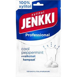 Jenkki Professional Cool pepperminttäysksylitolipurukumi 80g