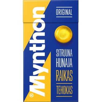 Mynthon Original Sitruuna-Hunaja +C kurkkupastilli 39g