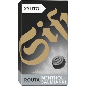 Sisu Routa Xylitol Menthol-Salmiakki ksylitolipastilli 70g