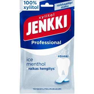 Jenkki Professional Ice Menthol +Sinkki täysksylitolipurukumi 90g