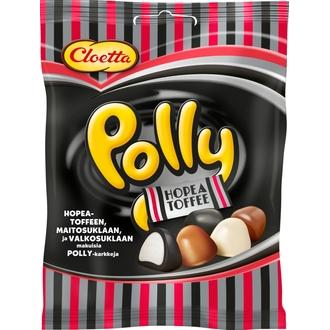 Cloetta Polly Hopeatoffee makeissekoitus 180g