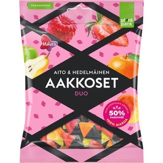 Malaco Aakkoset Aito & Hedelmäinen Duo makeissekoitus 230g