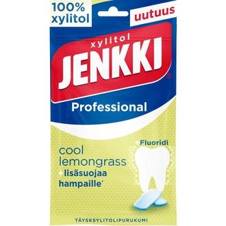 Jenkki Professional Cool Lemongrass +Fluoridi täysksylitolipurukumi 90g