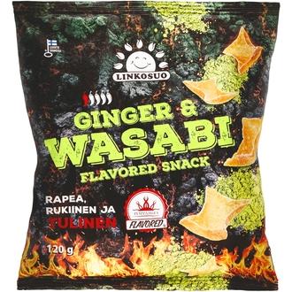 Linkosuo x Poppamies Snack Ginger & Wasabi flavored 120 g