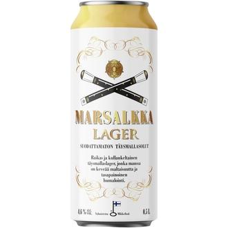 Marsalkka Lager 4,6% olut 0,5l tölkki
