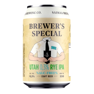 Brewers Special Utah Rye IPA 0,3% 0,33l