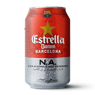 Estrella Damm N.A. 0,0% 0,33l alkoholiton oluttölkki
