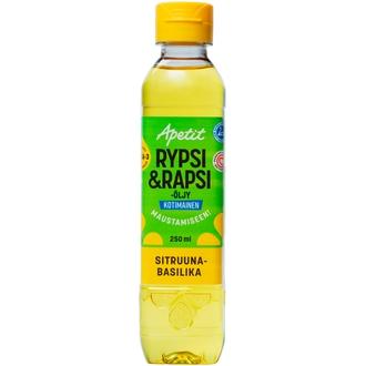 Apetit Kotimainen Rypsi&rapsiöljy sitruuna-basilikanmakuinen 250ml