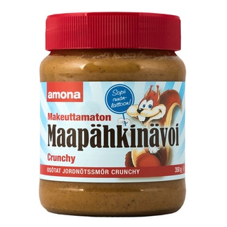 Amona Maapähkinävoi Crunchy 350G