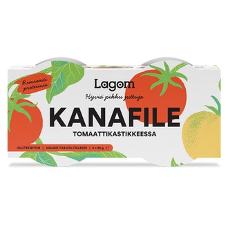 2x80g Lagom Kanafile tomaattikastikkeessa