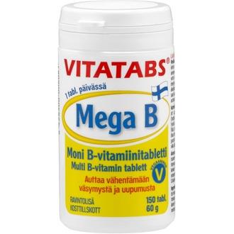 Vitatabs Mega B moni B-vitamiini tabletti 150 tabl. 60 g
