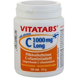Vitatabs C 1000 Mg Long Pitkävaikutteinen C-Vitamiinitabletti 120 Tabl